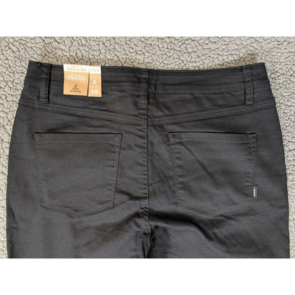 Prana Women's Jeans Kayla High Rise Oganic Cotton Black Out Size 6 28x32 NWT - Picture 11 of 14